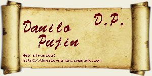 Danilo Pujin vizit kartica